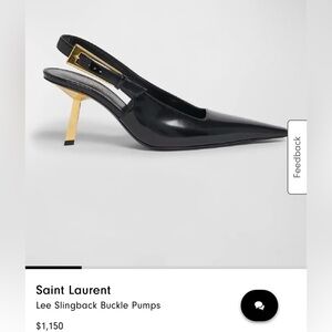 Saint Laurent Slingback Pumps NIB